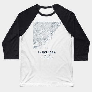 barcelona simple map Baseball T-Shirt